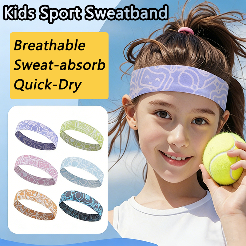 Badminton Junior - Kids Sport Headband Breathable Sweat Absorbing