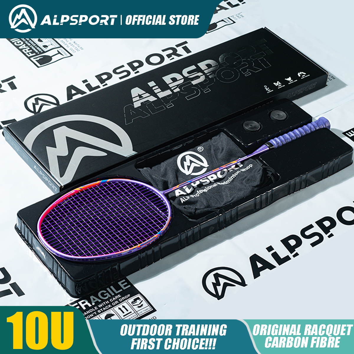 Alp GJ 10U Ultralight 52g T800 – обзор и цена Badminton Victor