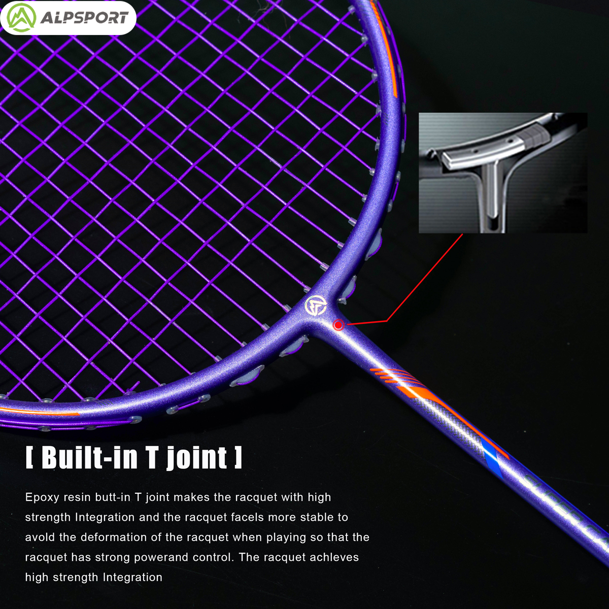 Alp GJ 10U Ultralight 52g T800 – обзор и цена Badminton Victor